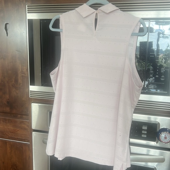 NIKE WMNS DRI FIT POLO SHIRT BLEND ACE SLEEVELESS COLLARED GOLF POLO JAQUARD XXL - Picture 6 of 13